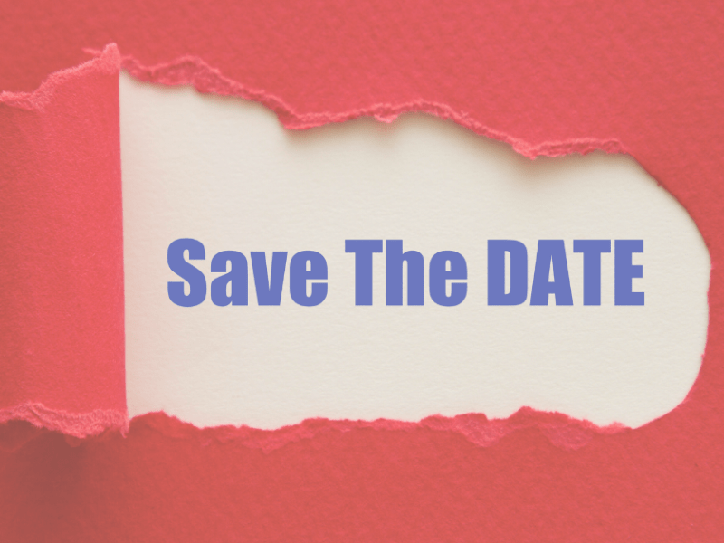 Events: Save the Dates&nbsp;2026